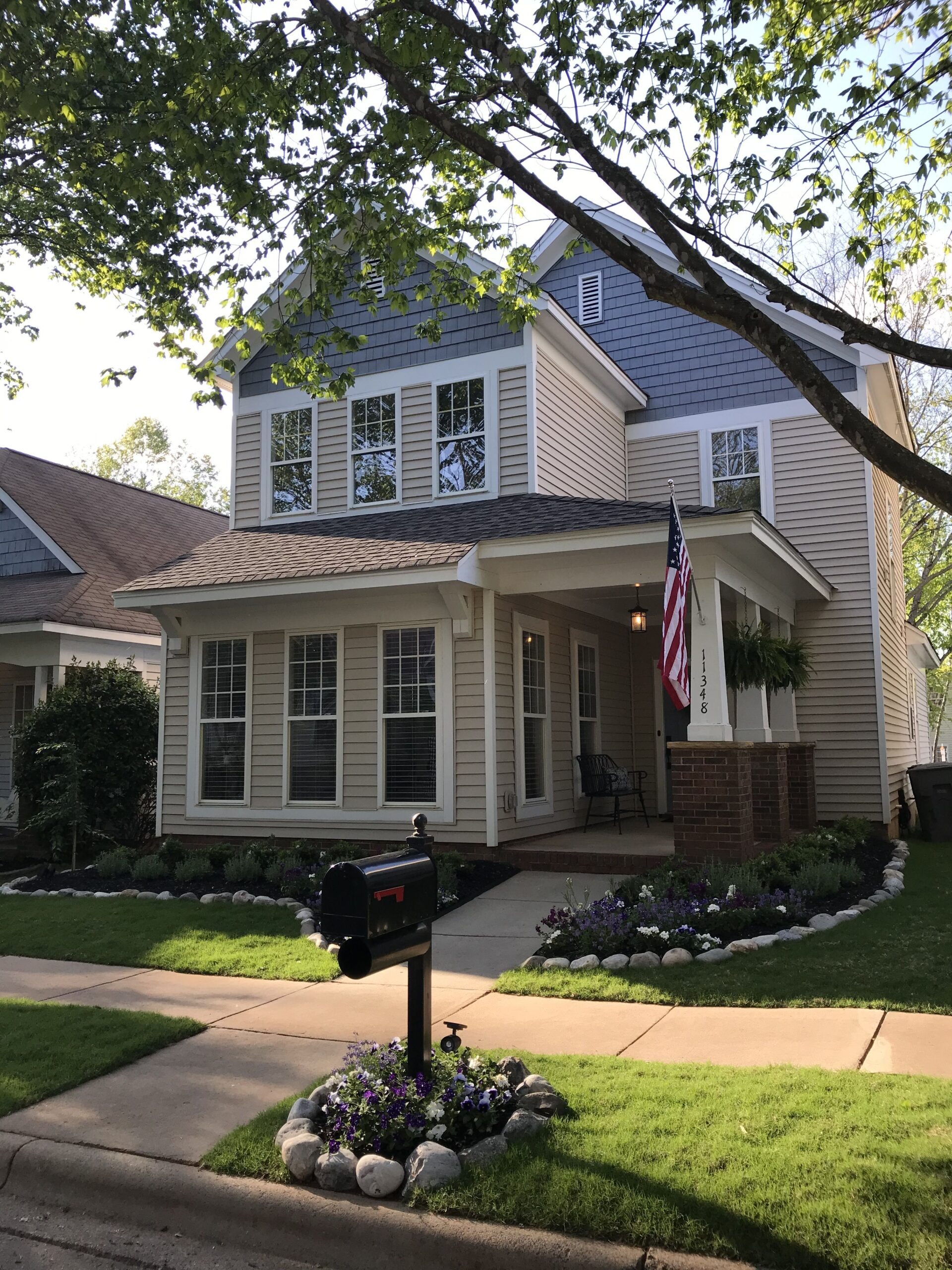 American suburban home